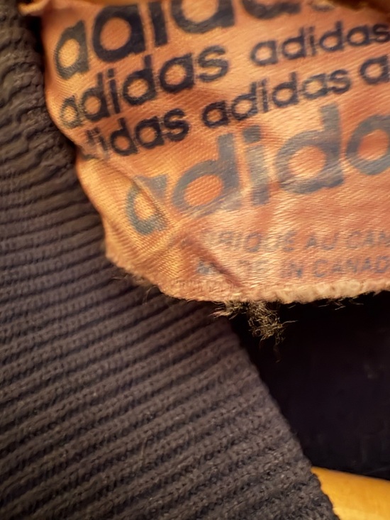 Vintage adidas Navy and White Satin Track Jacket - Picture 7 of 9